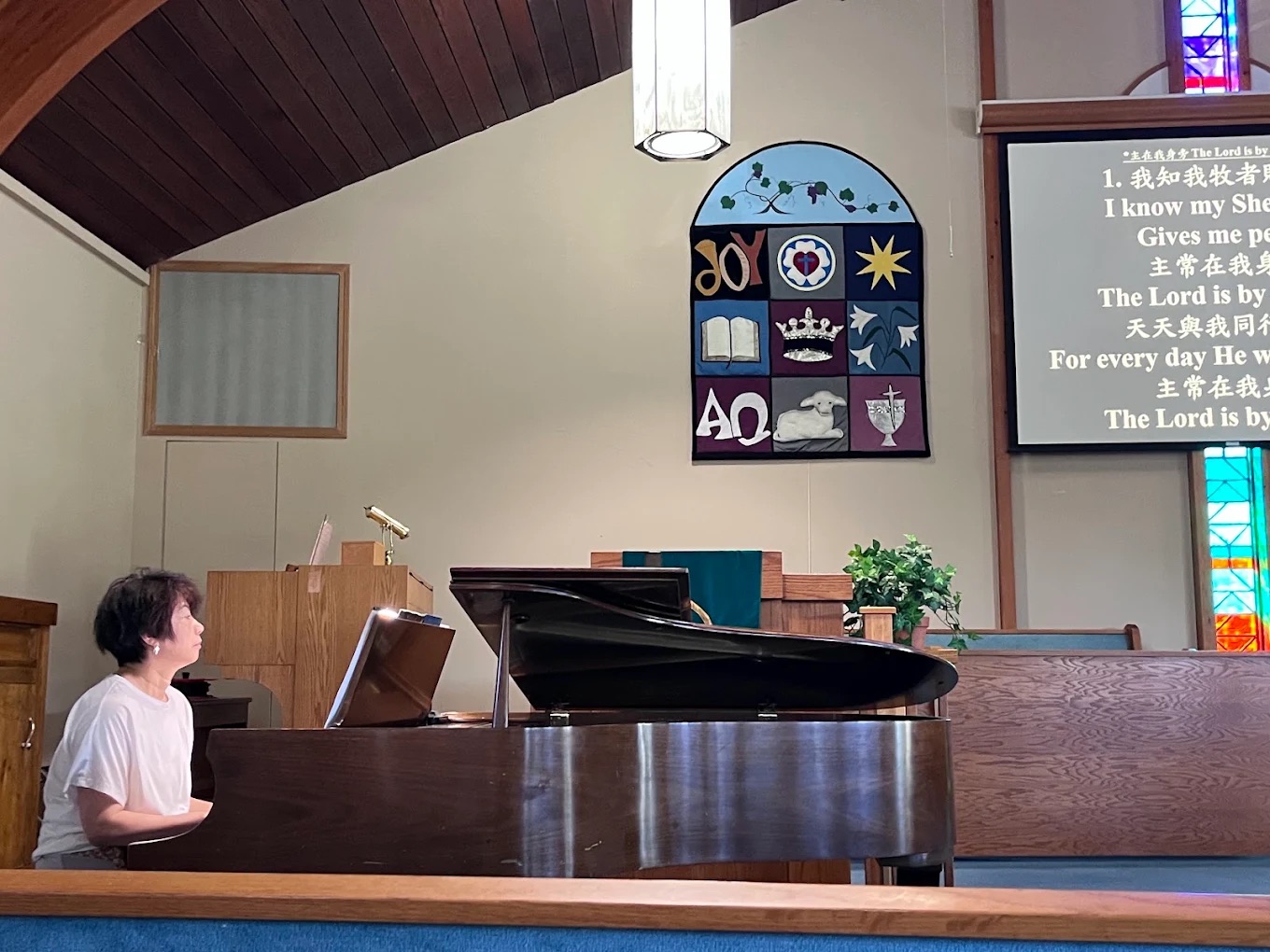 Sunday worship service